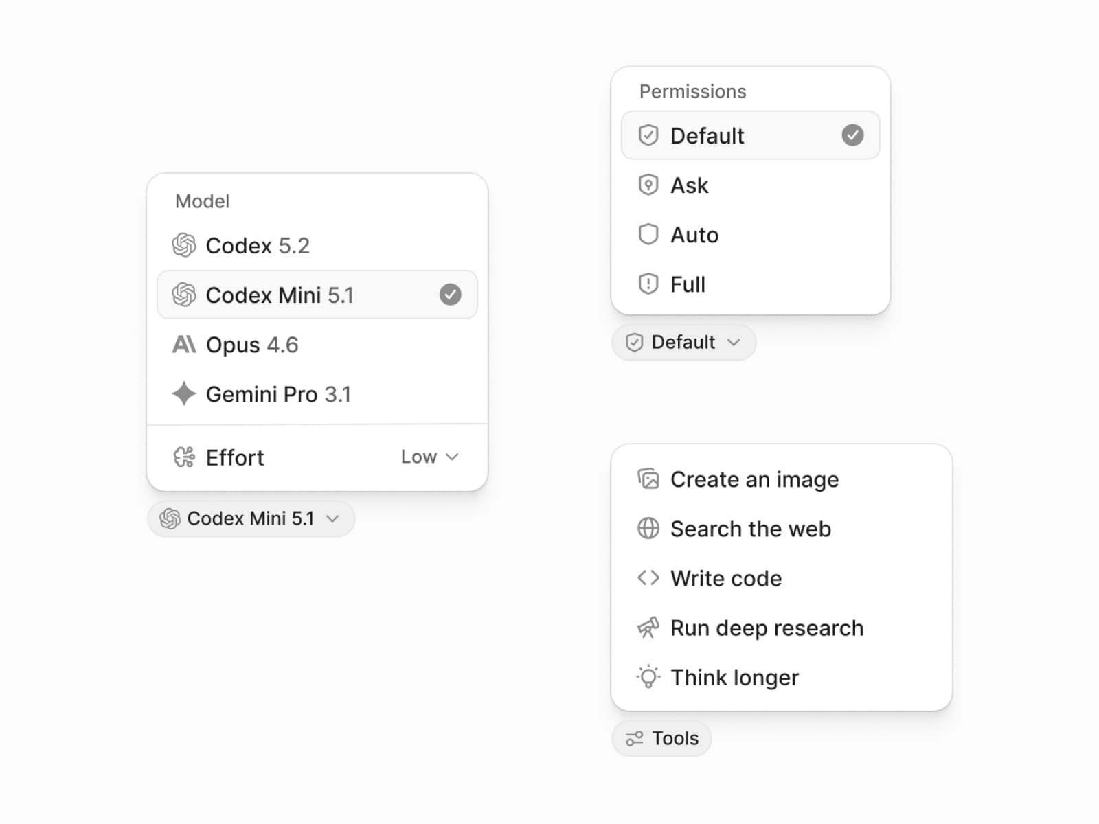 AI Dropdown Interactions