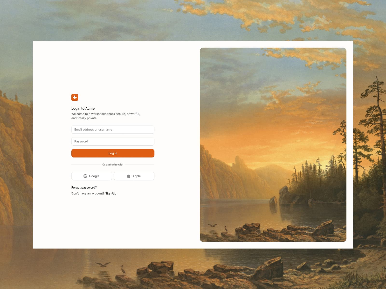 Login User Page